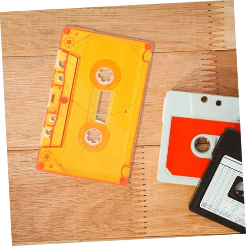 Vista 5 de Vintage Cassette Tape Wall Sculptures Set of 3 Plastic Decorative Pieces