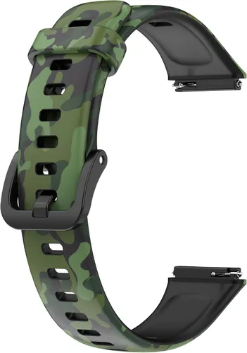 Vista 8 de Correa de reloj compatible con Huawei Band 7, pulsera de repuesto para Huawei Band 7