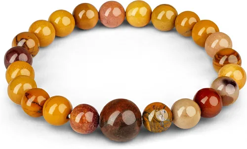 Vista 66 de Pulseras de cristal curativo para mujeres y hombres, espiritual, energía positiva y equilibrio, pulseras de cuentas de cristal natural hechas a mano