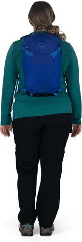 Vista 13 de Osprey Sportlite 15L Mochila ligera para senderismo de 15L para hombres y mujeres, Rosa Alcalina/Hotspot
