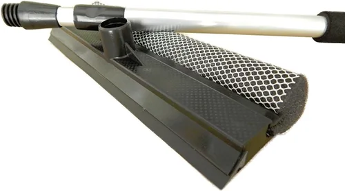 Vista 3 de U N - Escobilla telescópica extensible para ventana de mango largo
