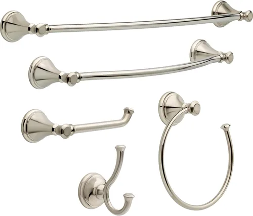 Vista 2 de Delta Faucet Cassidy Barra para toallas doble de 24 pulgadas, 79718-SS