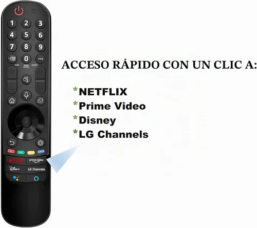 Vista 6 de Universal para LG Magic Remote Control MR22GA MR21GA, compatible con LG LED OLED LCD 4K 8K UHD Smart TV