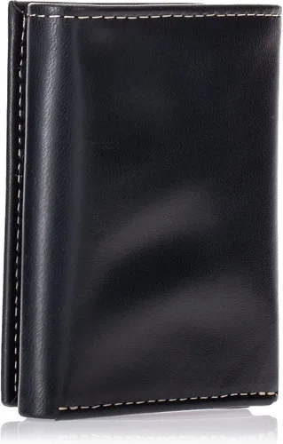 Vista 2 de Timberland Mens Leather Trifold Wallet with Id Window