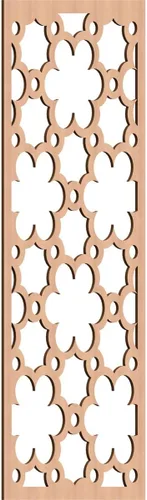 Vista 131 de 9 3/8"W x 24 3/8"H x 1/4"T Southgate Decorativos Paneles De Pared De Madera Calado, Abedul
