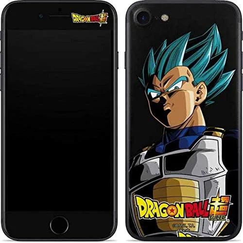 Vista 6 de Skinit Calcomanía para teléfono compatible con iPhone SE (2ª y 3ª generación), diseño oficial de Dragon Ball Super Goku
