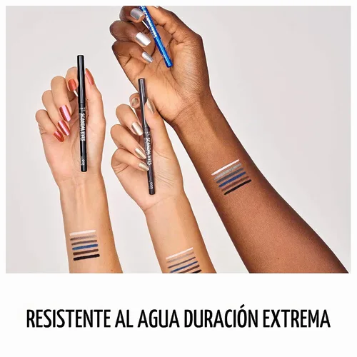 Vista 8 de Rimmel London Scandaleyes Exaggerate Eye Definer, 004 azul cobalto, 0.01 oz (paquete de 1)