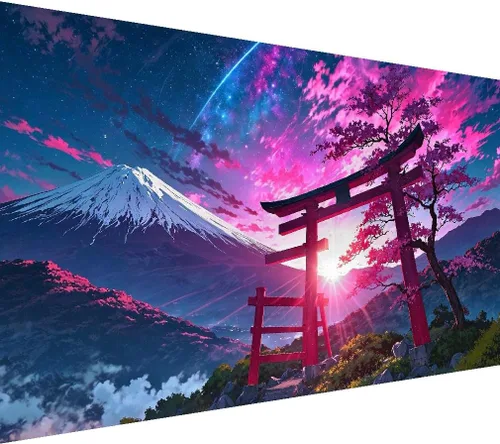 Vista 9 de pchmcu Paquete de 3 Kits de Pintura de Diamantes Galaxia para Adultos, Pintura de Arte de Diamantes 5D, Bricolaje Taladro Completo Cristal Estrás