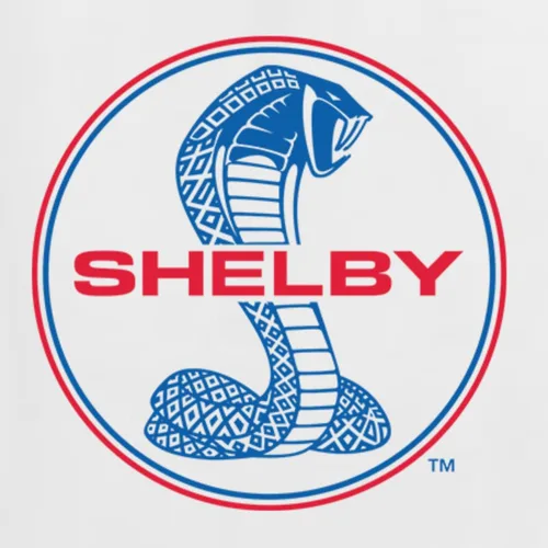 Vista 2 de Shelby Cobra USA Logo Emblem Powered by Ford Motors Cars and Trucks Front and Back Camiseta gráfica para hombre