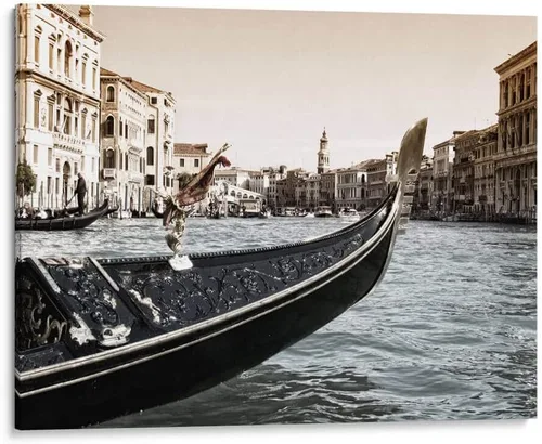 Vista 9 de Canvas Lab Venice 1 by Ariadne Contreras 15 x 11 in Fine Art Framed Print, Frame Color: Black, With Mat