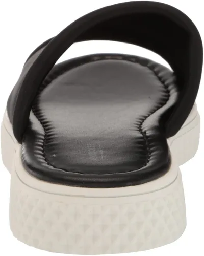 Vista 3 de Aerosoles Sandalia Evon Slide para mujer, Tela negra