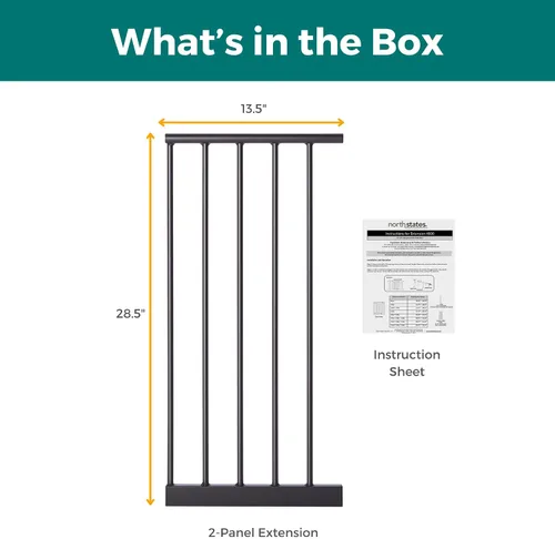 Vista 3 de MYPET Extensión de puerta de arco Windsor: extensión de puerta para mascotas de 13.5 pulgadas; añade hasta 3 extensores, bronce mate