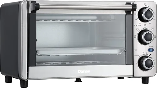 Vista 6 de Horno tostador de encimera Danby Slice DBTO0412BBSS - 1 cada uno