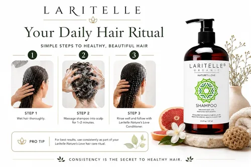 Vista 7 de Laritelle Cuidado orgánico del cabello, Champú