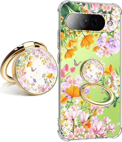 Vista 34 de for Google Pixel 7 Case，Google 7 Phone Case，for Girls Women Cover Design Dual Layer Slim Fit Drop Proof Impact Resistant Shockproof Clear Case