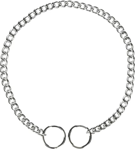 Vista 7 de Hamilton Collar de perro de cadena de estrangulamiento de metal, fino 0.079 in x 12 pulgadas