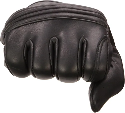 Vista 4 de Milwaukee Leather Guante de piel de vaca para hombre MG7535 con dedos flexibles, palma de gel