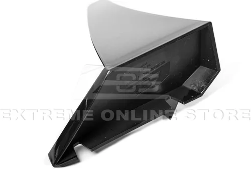 Vista 8 de Sustitución para Corvette C7 2014-2019 Z06 Estilo Etapa 3 Parachoques Frontal Inferior Divisor Lateral con Aleta