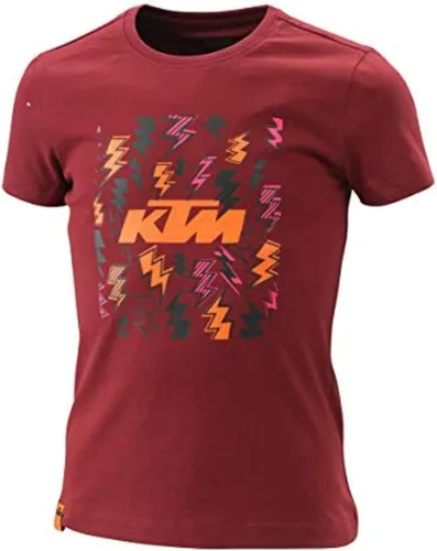 Vista 3 de KTM Nuevo RACEGIRL Radical TEE (Mediano) Granate, Granate