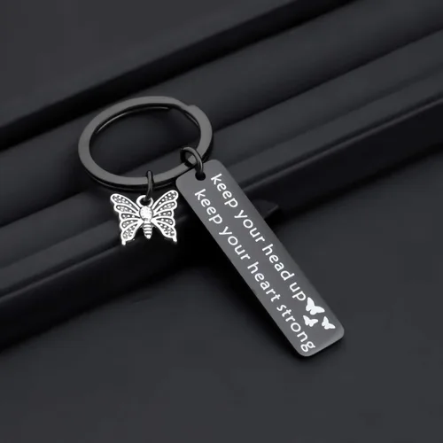 Vista 7 de ENSIANTH - Llavero con diseño de mariposa para regalo
