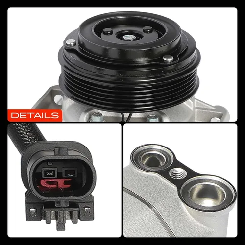 Vista 9 de A-Premium Compresor A/C con embrague compatible con Buick Verano 2.4L 2012, estilo CSP15