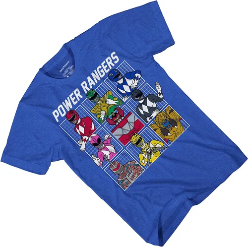 Vista 3 de Power Rangers Mighty Morphin Shirt - Mighty Morphin Boys Graphic T-Shirt