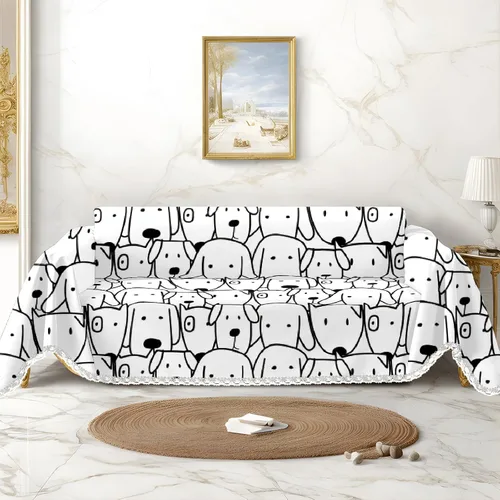 Vista 14 de Funda de sofá con estampado de limón, fundas de sofá resistentes a las manchas, protector universal de muebles Multi4