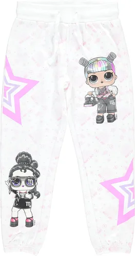 Vista 4 de L.O.L. Surprise! Conjunto de sudadera con capucha y ropa para correr, tallas 4-16, Blanco