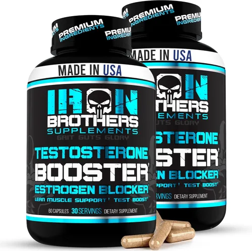 Vista 8 de Potenciador de testosterona para hombres con bloqueador de estrógeno - Suplemento natural anti-estrógeno para aumentar la libido y la fuerza
