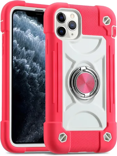 Vista 106 de MARKILL Funda compatible con iPhone Air de 6.5 pulgadas 2025 con soporte de anillo giratorio de 360 grados, protección contra caídas de grado