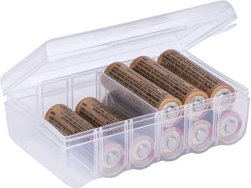Vista 5 de Dial Industries - Funda organizadora de almacenamiento de batería, capacidad para 8D Keeps loose batteries sorted and easy to find, Compact