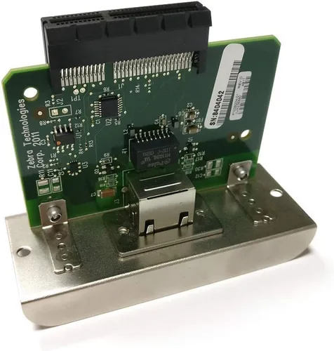 Vista 3 de PARTS P1037974-001 Tarjeta de red interna con cable para Zebra ZT210 ZT220 ZT230 ZT200 Series Impresora Térmica Servidor de Impresión Ethernet Port
