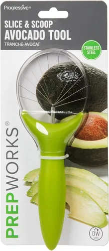 Vista 4 de PrepWorks Cortador de aguacate: herramienta 3 en 1 para rebanar, picar y recoger aguacates
