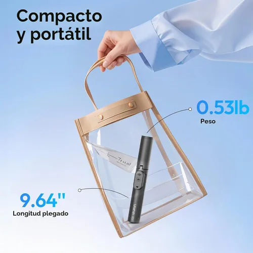 Vista 5 de ULANZI SK26 - Trípode para teléfono de 40 pulgadas con control remoto