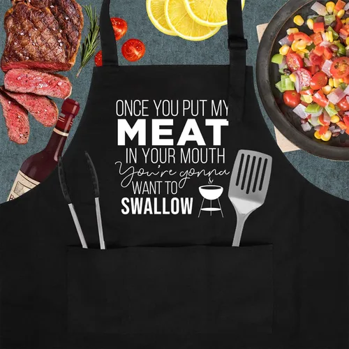 Vista 2 de Miracu Delantales divertidos de cocina para hombres esposo - Regalos divertidos de Navidad, cumpleaños para el mejor amigo de los hombres, regalos