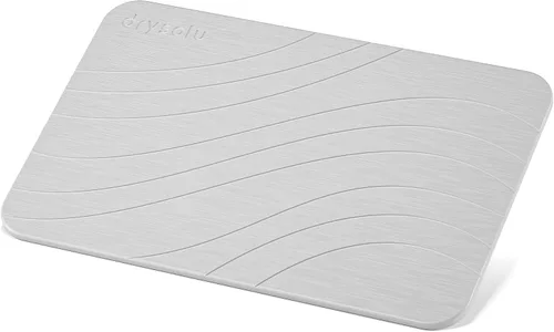 Vista 10 de Tapete de baño de piedra de tierra de diatomeas, tapete de ducha de piedra de secado rápido, ultra absorbente, tapete de diatomita, tapete