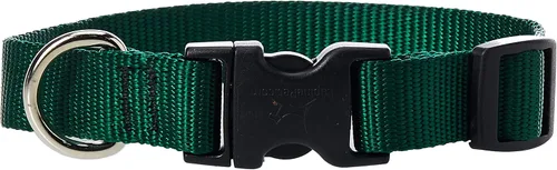 Vista 4 de Collar para perros, ajustable para perros pequeños a grandes. 3/4 de pulgada. De LupinePet, Azul