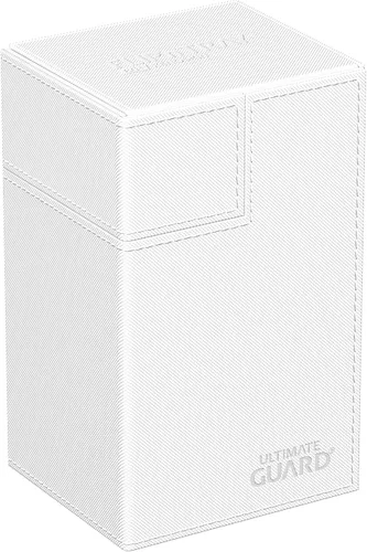 Vista 17 de Estuche Ultimate Guard Flip'n'Tray 100+, para 100 cartas con fundas dobles de TCG + bandeja para dados, negro, cierre magnético independiente