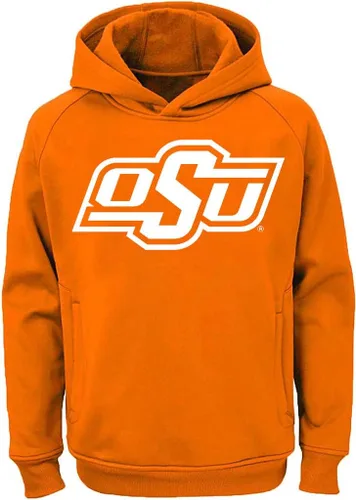 Vista 29 de NCAA Youth 8-20 Team Color Performance Primary Logo Sudadera con capucha Aburn Tigers Armada