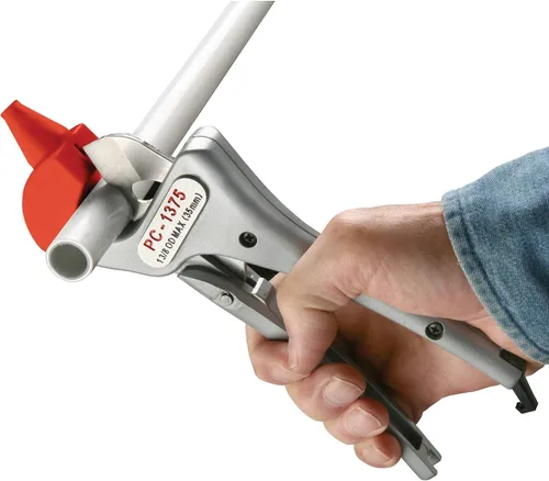 Vista 3 de RIDGID 23493 PC-1375ML Cortador de tubos y tubos de plástico de un solo trazo para cortador de tubos de plástico de 1/8" a 1-3/8" PVC, CPVC, PP, PEX