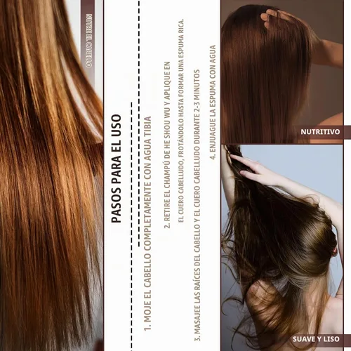 Vista 6 de 3 barras de champú para oscurecer el cabello, barra de champú oscuro para cabello gris, jabón de champú para hombres y mujeres 3PB