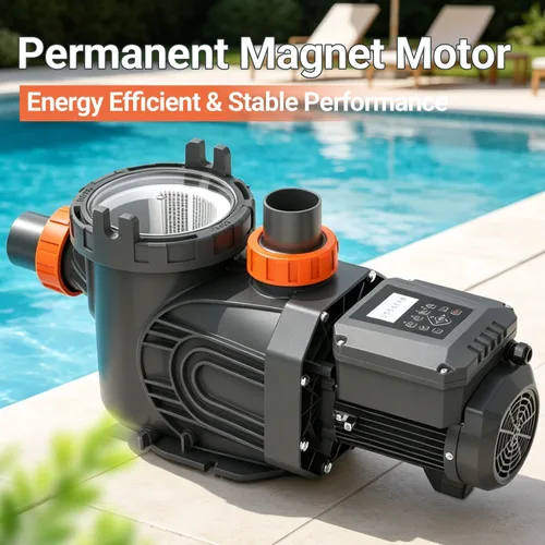 Vista 4 de Bomba para piscina de velocidad variable, bomba de piscina de 3 HP para uso en/sobre el suelo, 220V-240V, bomba de piscina de alto flujo 11359GPH