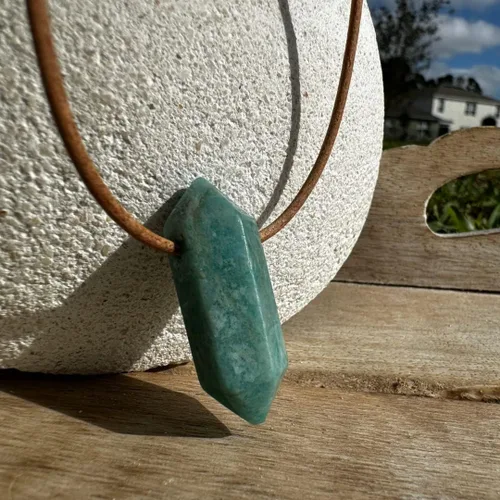 Vista 5 de Collar de punto de cristal – Piedra curativa, joyería de cristales para mujer, regalo para hombre, regalo para novia, gargantilla para niñas
