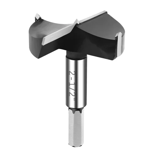 Vista 26 de Broca Forstner de carburo de 1/4 pulgada, broca Forstner con punta de carburo de 6 mm para madera dura, juego de sierras de perforación para madera