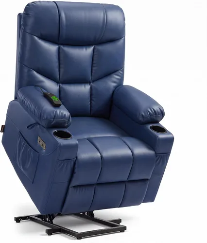 Vista 20 de MCombo Elevador eléctrico reclinable para ancianos, cuero R7289