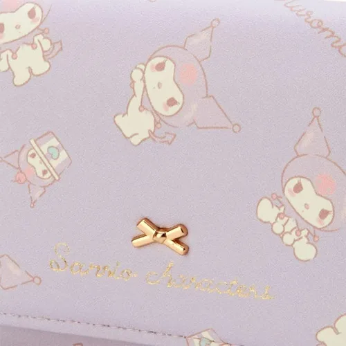 Vista 4 de CANIAN Kuromi - Monedero My Melody con cierre de moda para niñas, Púrpura