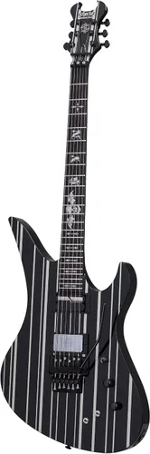Vista 10 de Schecter Synyster Gates Custom-S - Negro con rayas doradas