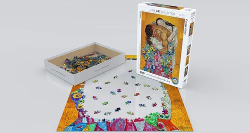 Vista 3 de EuroGraphics The Family (Expanding Upon The Work de Gustav Klimt) - Rompecabezas de 1000 piezas
