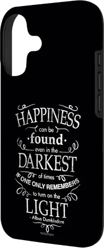 Vista 2 de Harry Potter Funda con cita de felicidad para iPhone 17