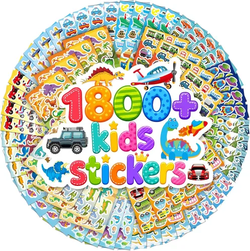 Vista 19 de Sinceroduct - Calcomanías de animales para niños, más de 1800 calcomanías Animal-01